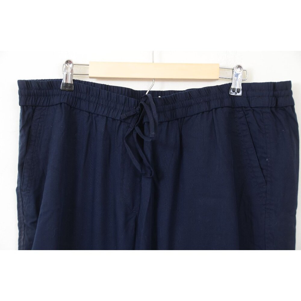 Talbots PLUS Size 18W Tencel Lyocell Baggy Drawstring Pants Comfy Office Career - Picture 2 of 11